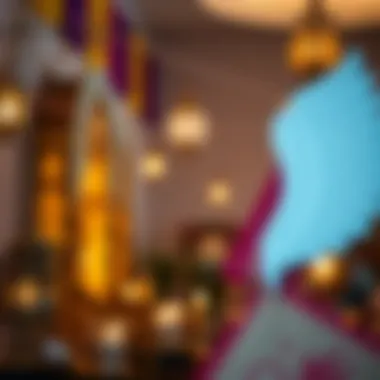 Cultural decorations for Ramadan in UAE