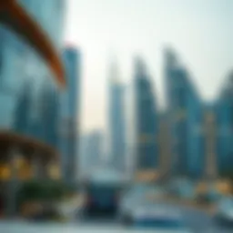A modern skyline showcasing Dubai's innovative architecture