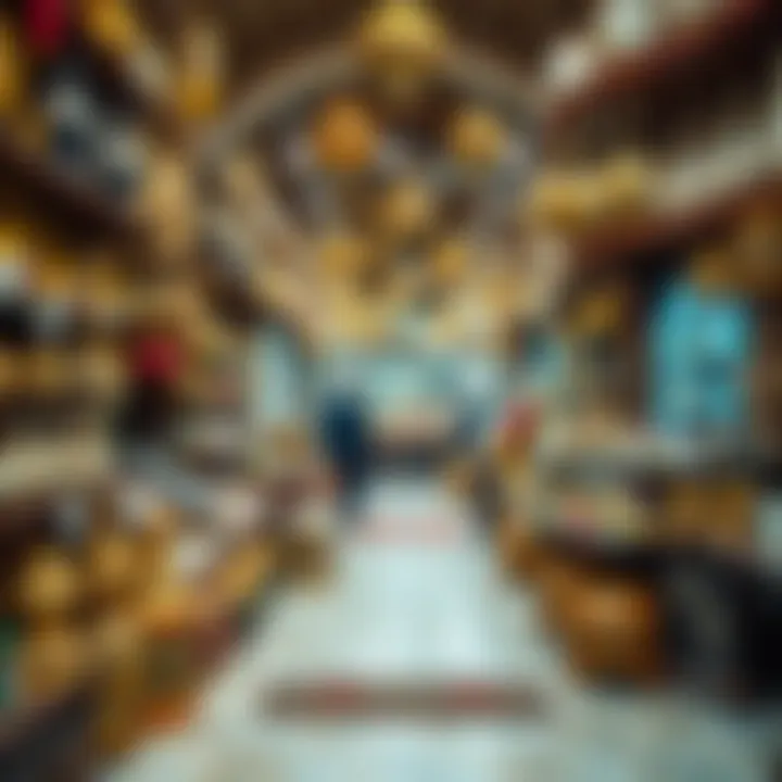 Unique specialty shop filled with traditional items