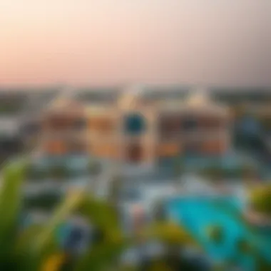 Architectural Elegance of Spinneys Al Forsan Aerial view of Spinneys Al Forsan showcasing its architectural design