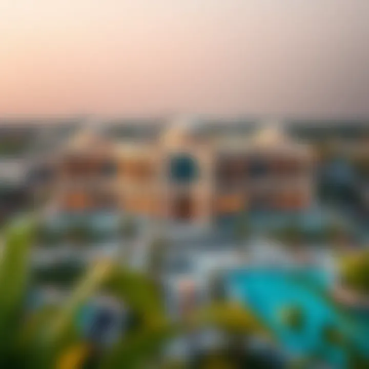 Architectural Elegance of Spinneys Al Forsan Aerial view of Spinneys Al Forsan showcasing its architectural design