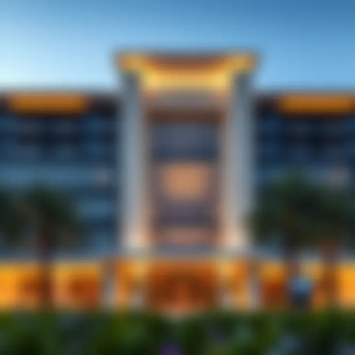 Exterior Marvel of St. Regis Residences Dubai St. Regis Residences Dubai exterior view showcasing modern architecture