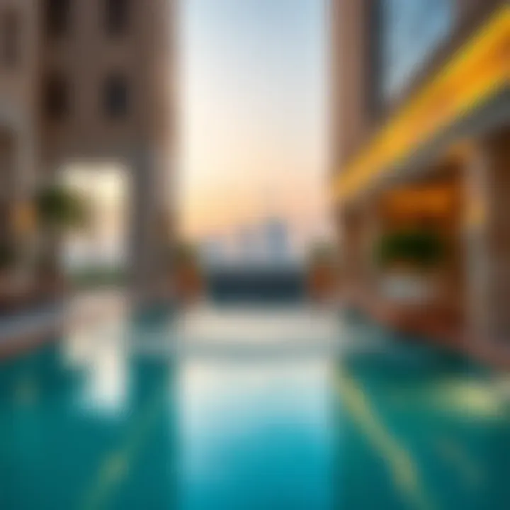 Exclusive Amenities at St. Regis Residences Dubai Luxurious amenities at St. Regis Residences including pool and spa facilities