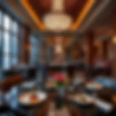 Gourmet Dining Experience Dining experience at Swissotel featuring gourmet dishes and exquisite decor