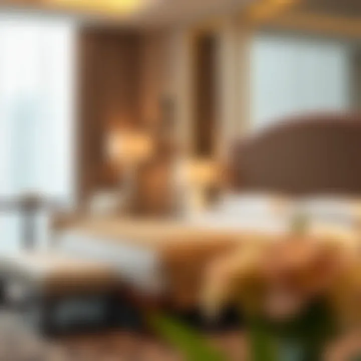 Opulent Guest Room Experience Lavishly designed guest room at The Address Downtown Hotel featuring top-notch amenities