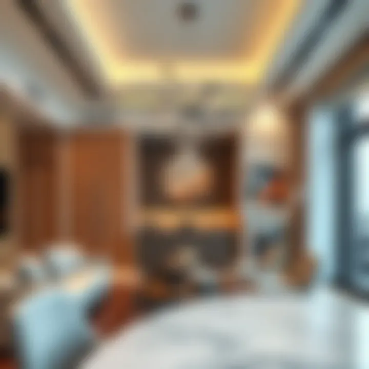 Interior design of a modern Treo home highlighting luxury finishes