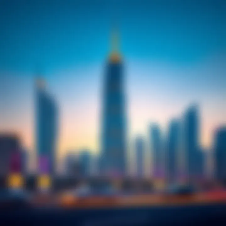 A high-rise building symbolizing the skyline of Abu Dhabi