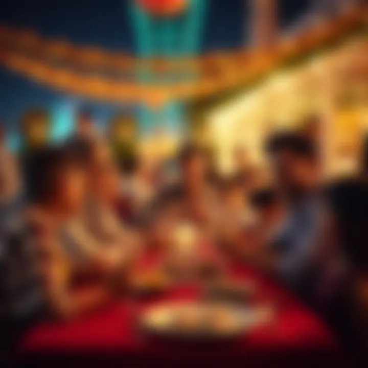 Families enjoying a festive gathering during UAE holidays