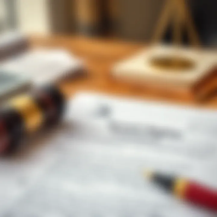 Tenant Rights and Legal Framework Legal documents illustrating tenant rights in Dubai