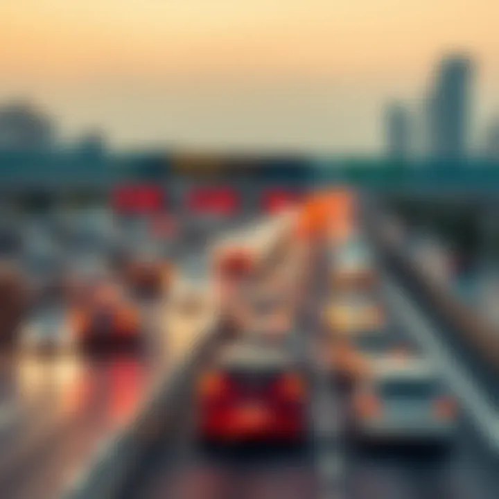 Impact on Traffic Patterns Traffic flow before and after Salik implementation