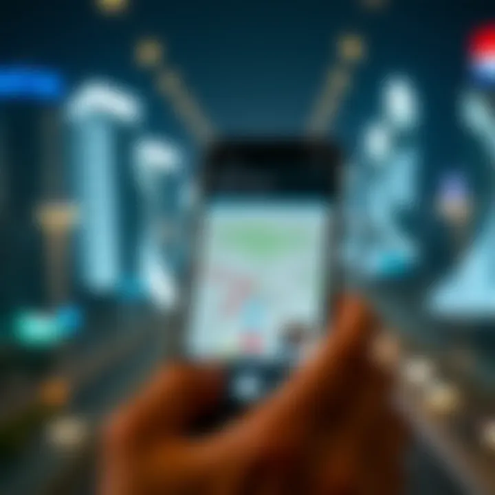 Makani Numbers in Modern Navigation Navigational app displaying Makani numbers in use