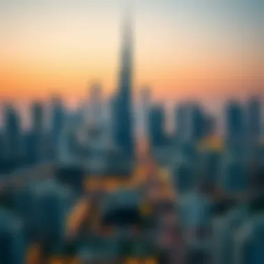 Dubai Skyline and Housing Market Dubai skyline representing housing market