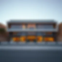 Exterior view showcasing the modern facade of Wafra Square Building