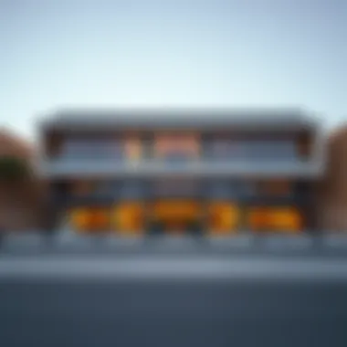 Exterior view showcasing the modern facade of Wafra Square Building