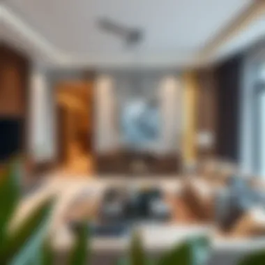 Modern Living Room Transformation Stunning renovated living room showcasing modern design elements