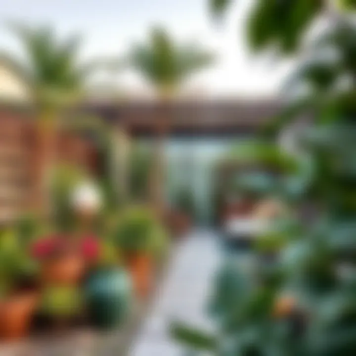 Sustainable renovation practices displayed in a vibrant garden space