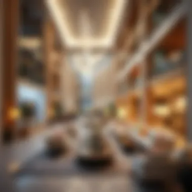 Interior layout of residential units highlighting luxury design