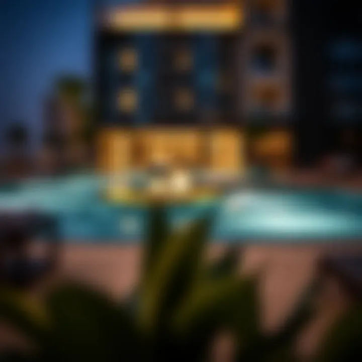 Lifestyle Amenities at Zain Apartments Zain Apartments amenities including pool and fitness center, illustrating lifestyle offerings